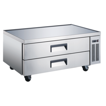 Admiral Craft USCB-52 U-STAR 52" 2 Drawer Refrigerated Chef Base with Marine Edge Top - 115 Volts