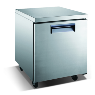 Admiral Craft USUCFZ-27 27'' 1 Section Undercounter Freezer with 1 Right Hinged Solid Door and Side / Rear Breathing Compressor