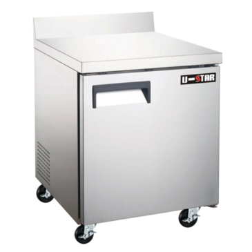 Admiral Craft USWF-1D 27'' 1 Door Counter Height Worktop Freezer with Side / Rear Breathing Compressor - 6.3 cu. ft.