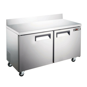 Admiral Craft USWF-2D 47.2'' 2 Door Counter Height Worktop Freezer with Side / Rear Breathing Compressor - 12.0 cu. ft.