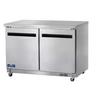 Arctic Air AUC48R 48.25'' 2 Door Counter Height Worktop Refrigerator with Side / Rear Breathing Compressor - 12.0 cu. ft.