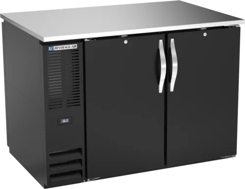 Beverage Air BB48HC-1-F-PT-B Refrigerated Pass-Thru Back Bar Open Food Rated