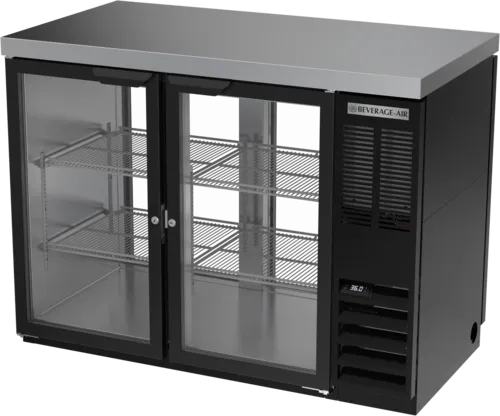 Beverage Air BB48HC-1-G-PT-B-27 Refrigerated Pass-Thru Back Bar Refrigerator