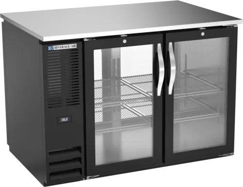 Beverage Air BB48HC-1-G-PT-B Refrigerated Pass-Thru Back Bar Refrigerator