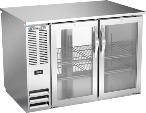 Beverage Air BB48HC-1-G-PT-S Refrigerated Pass-Thru Back Bar Refrigerator
