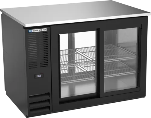 Beverage Air BB48HC-1-GS-PT-B Refrigerated Pass-Thru Back Bar Refrigerator