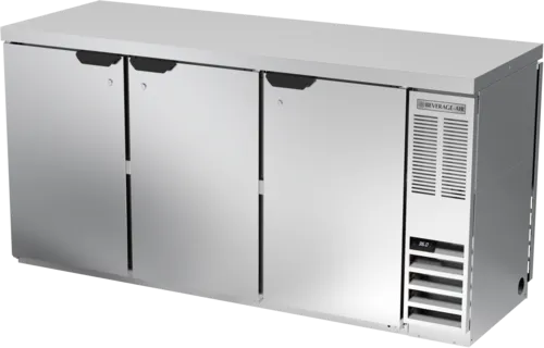 Beverage Air BB72HC-1-F-PT-S-27 Refrigerated Open Food Rated Back Bar Pass-Thru