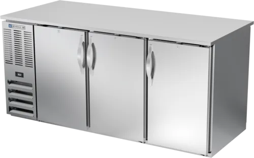 Beverage Air BB72HC-1-F-PT-S Refrigerated Open Food Rated Back Bar Pass-Thru