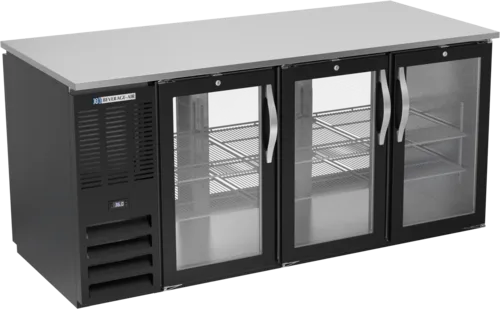 Beverage Air BB72HC-1-G-PT-B Refrigerated Back Bar Pass-Thru Storage Cabinet