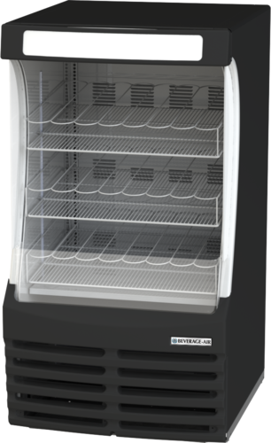 Beverage Air BZ13HC-B Merchandiser, Open Refrigerated Display