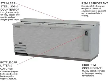 Beverage Air DW79HC-S-29 Frosty Brew™ Bottle Cooler