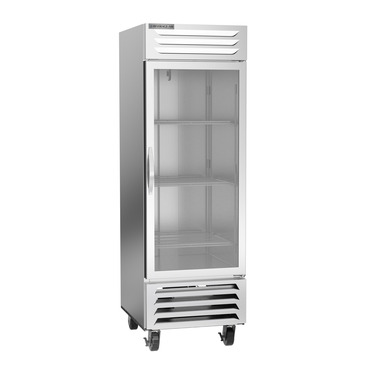 Beverage Air FB23HC-1G 27.25'' 22.5 cu. ft. Bottom Mounted 1 Section Glass Door Reach-In Freezer