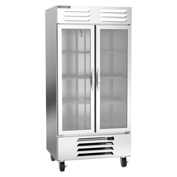 Beverage Air FB35HC-1G 39.50'' 2 Section Glass Door Reach-In Freezer
