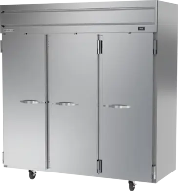 Beverage Air HFS3HC-1S 78.00'' 69.1 cu. ft. Top Mounted 3 Section Solid Door Reach-In Freezer