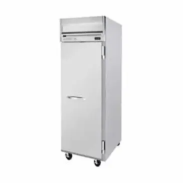 Beverage Air HRP1HC-1S 26'' 24 cu. ft. Top Mounted 1 Section Solid Door Reach-In Refrigerator