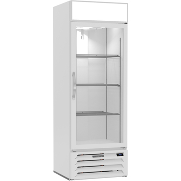 Beverage Air MMF19HC-1-W 27.25'' Section Glass Door Merchandiser Freezer