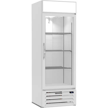 Beverage Air MMR19HC-1-W 27.25'' 1 Section Refrigerated Glass Door Merchandiser