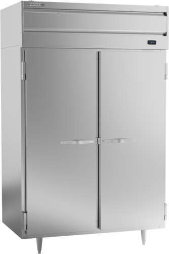 Beverage Air PF2HC-1AS 52.13'' 2 Section Solid Door Reach-In Freezer