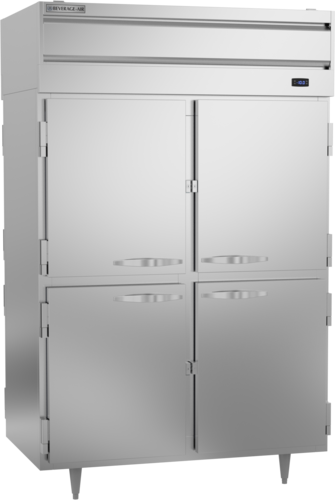 Beverage Air PFD2HC-1AHS 52.13'' 2 Section Solid Door Reach-In Freezer