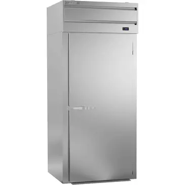 Beverage Air PFI1HC-1AS 36.5" Top Mounted 1 Section Roll-in Freezer with 1 Right Hinged Solid Door - 35.0 cu. ft.