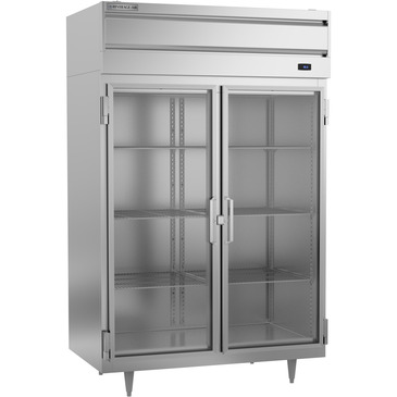 Beverage Air PR2HC-1BG 52.13'' 2 Section Glass Door Reach-In Refrigerator