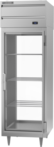 Beverage Air PRD1HC-1BG 26.50'' 22.2 cu. ft. 1 Section Glass Door Pass-Thru Refrigerator