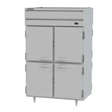 Beverage Air PRD2HC-1AHS 52.13'' 48.0 cu. ft. 2 Section Solid Half Door Pass-Thru Refrigerator