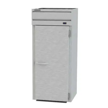 Beverage Air PRI1HC-1AS 36.5" Top Mounted 1 Section Roll-in Refrigerator with 1 Right Solid Door - 34.86 cu. ft.