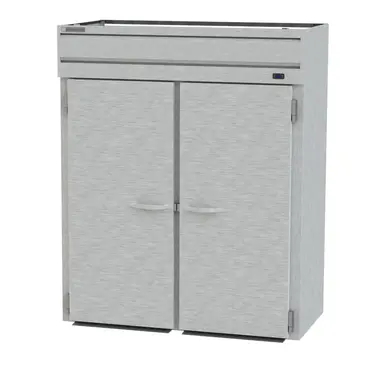 Beverage Air PRI2HC-1AS 68.88" Top Mounted 2 Section Roll-in Refrigerator with 2 Left/Right Solid Doors - 70.84 cu. ft.