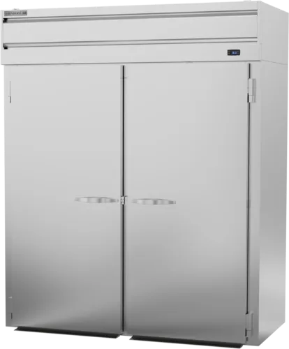 Beverage Air PRI2HC-1AS 68.88" Top Mounted 2 Section Roll-in Refrigerator with 2 Left/Right Solid Doors - 70.84 cu. ft.