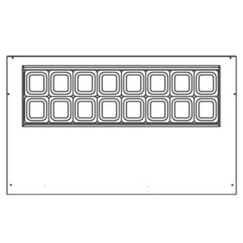 Beverage Air SPED60HC-16-2 60'' 1 Door 2 Drawer Counter Height Refrigerated Sandwich / Salad Prep Table with Standard Top