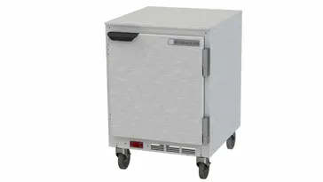 Beverage Air UCF24HC 24'' 1 Section Undercounter Freezer with 1 Right Hinged Solid Door and Front Breathing Compressor