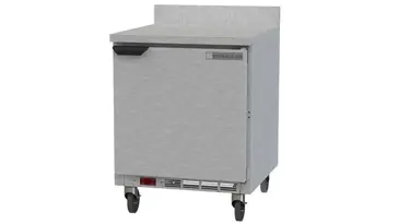 Beverage Air WTF27AHC-FIP 27'' 1 Door Counter Height Worktop Freezer with Side / Rear Breathing Compressor - 6.13 cu. ft.