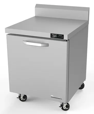 Blue Air BLUF28-WT-HC 28'' 1 Door Counter Height Worktop Freezer with Side / Rear Breathing Compressor - 7.0 cu. ft.