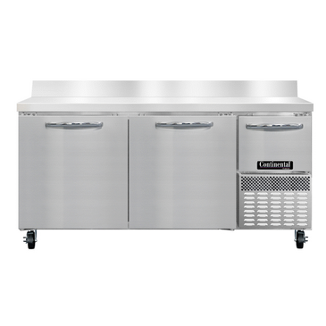 Continental Refrigerator FA68NBS Freezer Base Worktop Unit