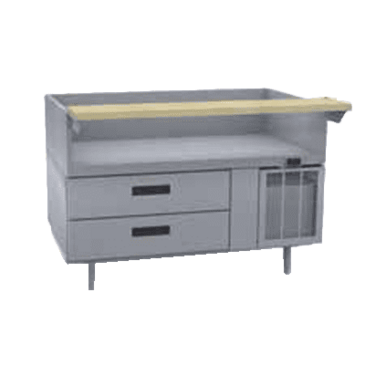 Delfield F17C52P Equipment Stand,  52" long,  refrigerated drawer base with (2) 32" drawers