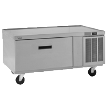 Delfield F2694CP Low-Profile 94.25" 2 Drawer Freezer Base, Stainless Steel with Marine Edge Top - 115 Volts