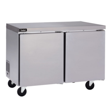 Delfield GUR24P-S 24'' 1 Section Undercounter Refrigerator with 1 Right Hinged Solid Door and Front Breathing Compressor
