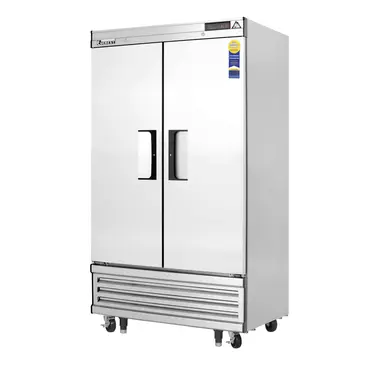 Everest Refrigeration EBNF2 39.38'' 33.0 cu. ft. Bottom Mounted 2 Section Solid Door Reach-In Freezer