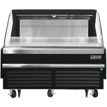 Everest Refrigeration EOMH-60-B-35-S 60.00'' Air Curtain Open Display Merchandiser with