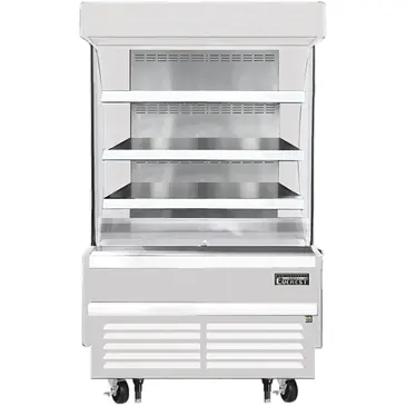 Everest Refrigeration EOMV-36-W-28-S 37.25'' Air Curtain Open Display Merchandiser with