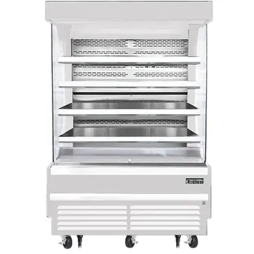 Everest Refrigeration EOMV-60-W-28-T 60.00'' Air Curtain Open Display Merchandiser with