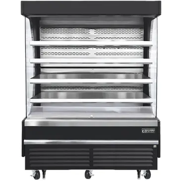 Everest Refrigeration EOMV-72-B-35-T 73.25'' Air Curtain Open Display Merchandiser with