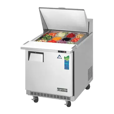 Everest Refrigeration EPBR1 27.75'' 1 Door Counter Height Mega Top Refrigerated Sandwich / Salad Prep Table