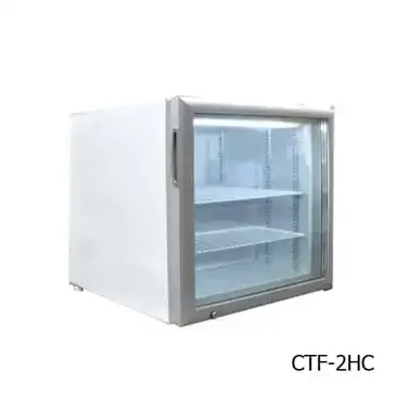 Excellence CTF-2HCMS Countertop Display Merchandiser Freezer/Ice Cream Freezer