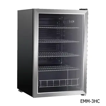 Excellence EMM-5HC Countertop Beverage & Food Cooler - Stainless Door