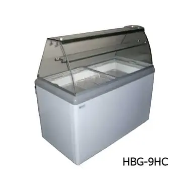 Excellence HBG-10HC Gelato Dipping Cabinet with LED