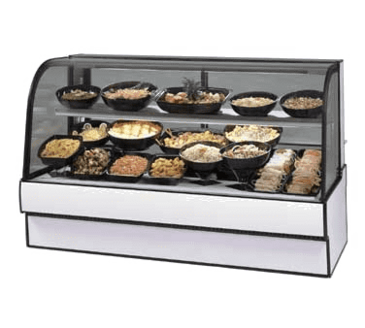 Federal Industries CGR3648CD Curved Glass Refrigerated Deli Case