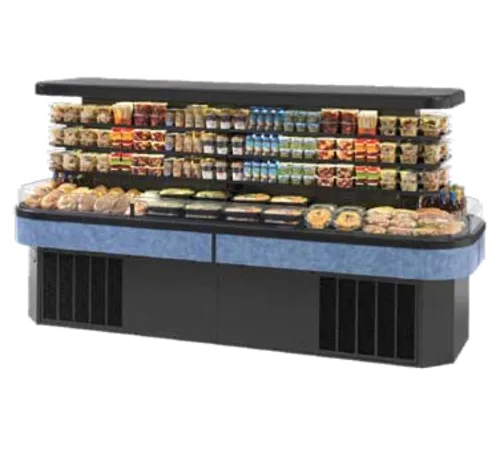 Federal Industries IMSS120SC-2 Specialty Display Island Self-Serve Refrigerated Merchandiser