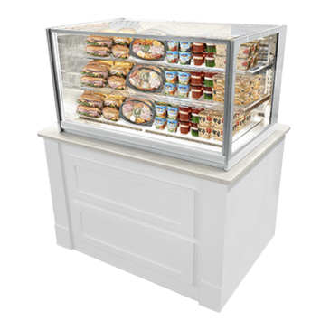 Federal Industries ITR3626 Italian Glass Refrigerated Counter Display Case
